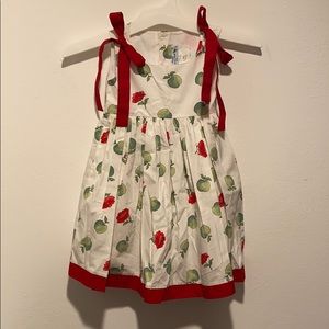 Girls size 2 Jeudi Apres Midi Apple dress